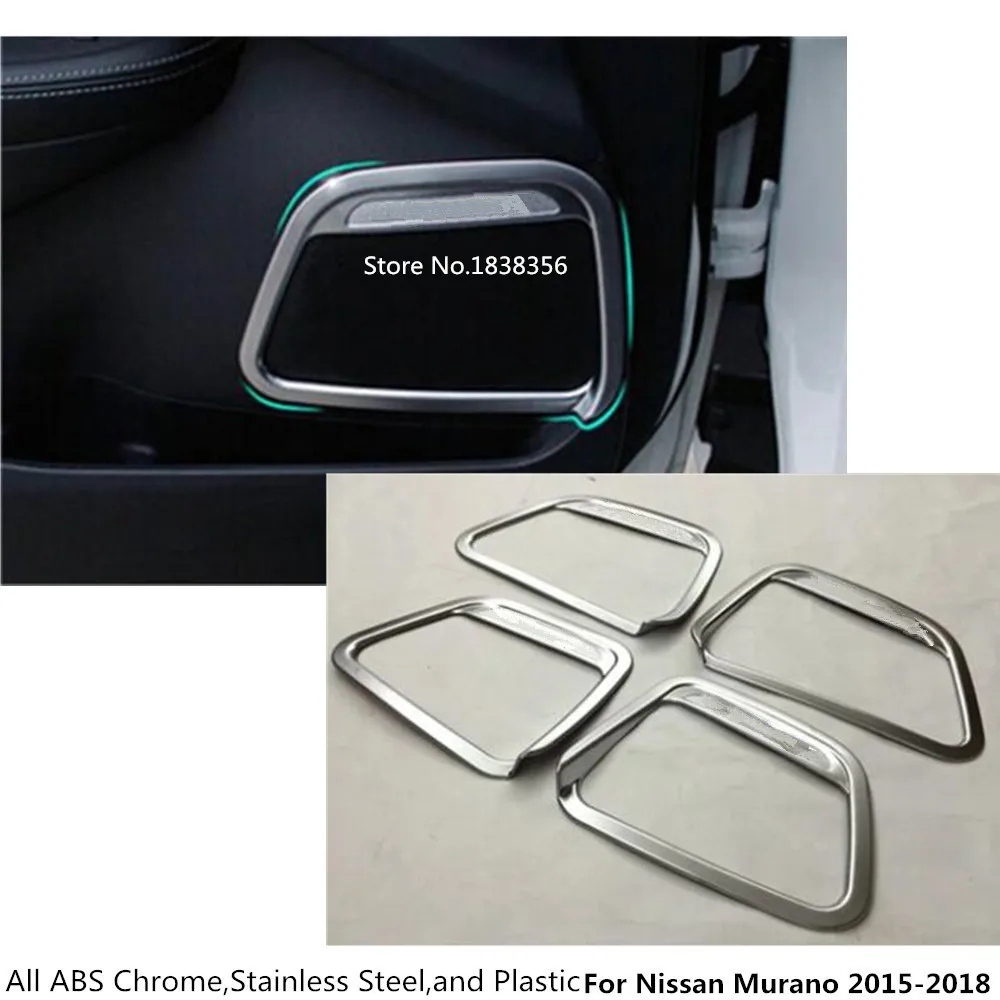 4 шт. автомобильные кольцевые лампы детекторы для Nissan Murano 2015 2016 2017 2018|abs chrome|inside door