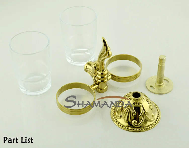 Бесплатная доставка Европейский Стиль роскошный золотое покрытие двойной