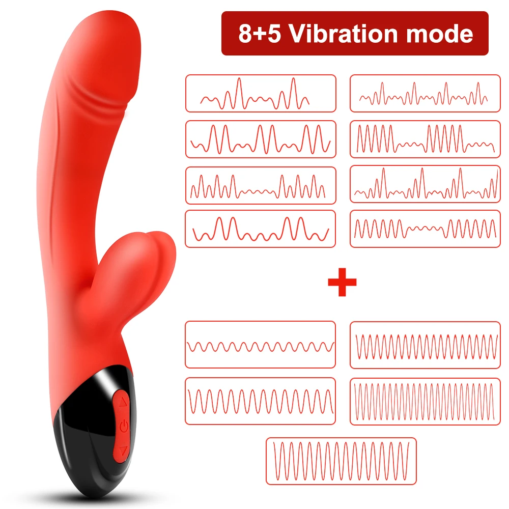 GUIMI Rabbit Vibrator Orgasm Female Masturbation Vagina Clitoris Stimulator G Spot Massager Dildo Vibration Sex Toy for Women | Красота и