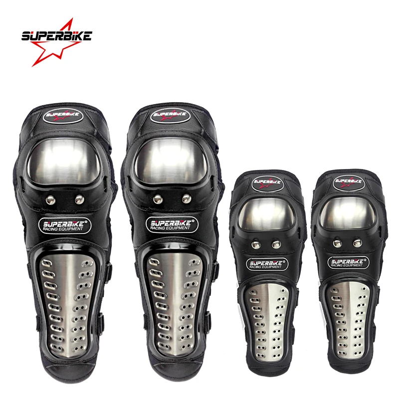 Защитный коленный наколенник для мотоцикла из легированной стали 4 шт.