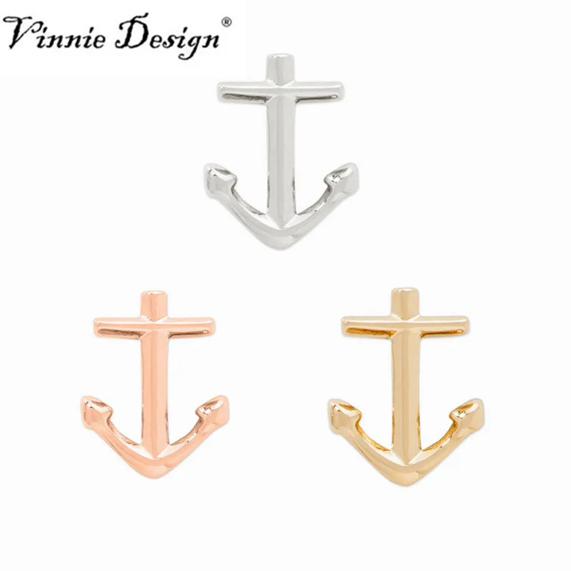 Vinnie Дизайн Ювелирные изделия якорь горка талисманы подходит на вратарь браслет