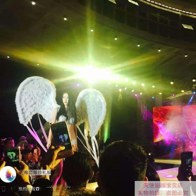 

Adult's beautiful Big white Angel feather wings Model stage show catwalk Game shooting home decoration props Pure handmade