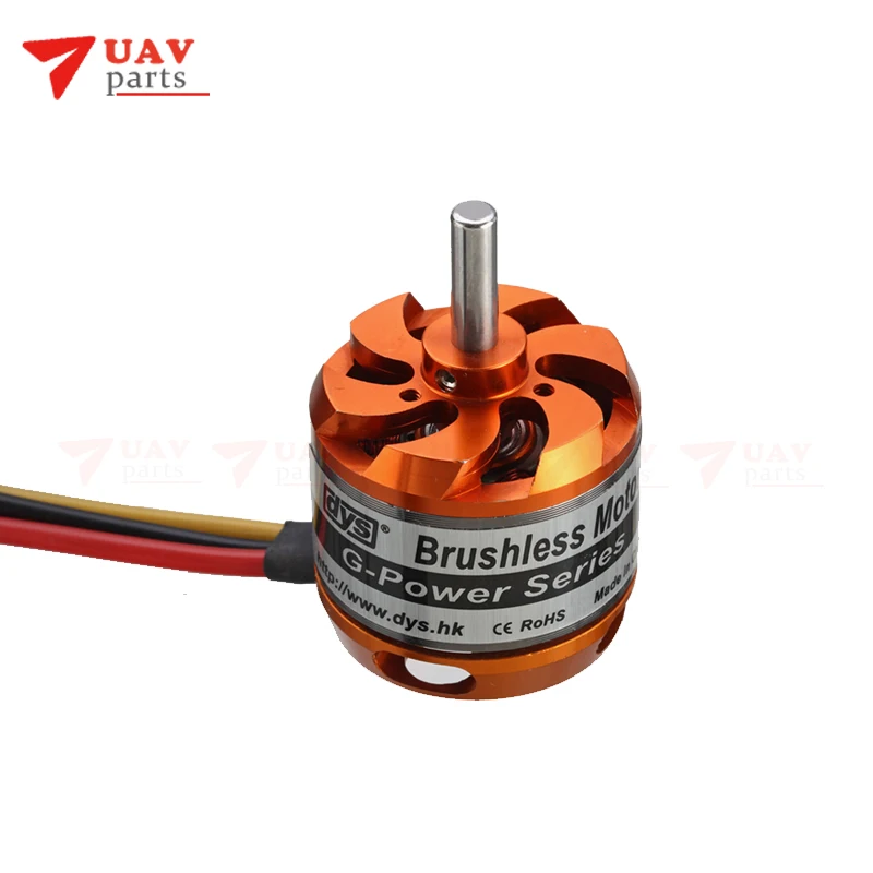 DYS D3536 750KV 1250kv 1450kv 1000kv бесщеточный двигатель с длинным/коротким валом для гексакоптера - Цвет: Long shaft 750KV