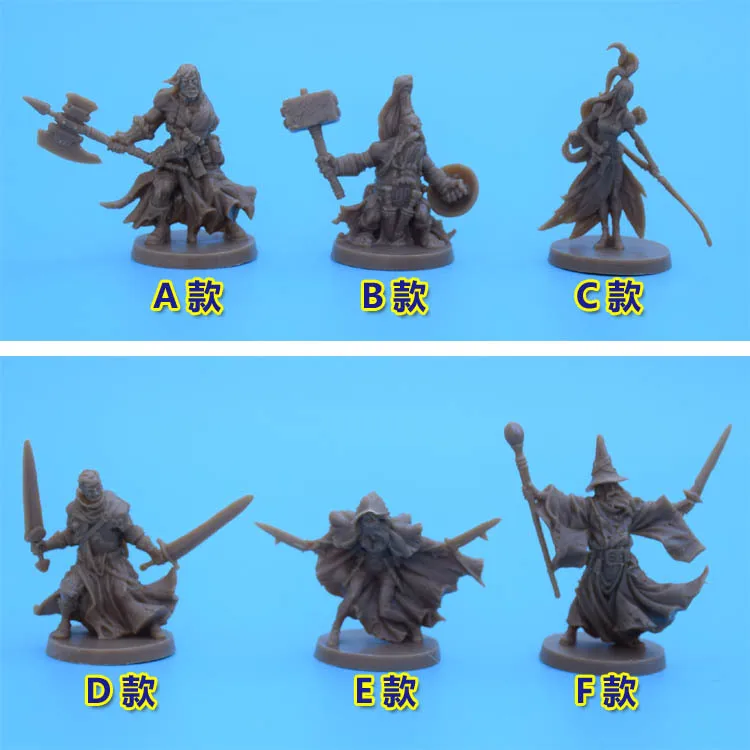 Литье 1: 72 доска ролевой игры кусок модели Cmon бесконечные темные массивные темные герой-воин