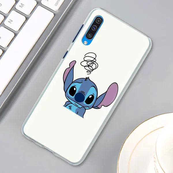 06 Милый мультфильм, Стич чехол КРЫШКА ДЛЯ samsung Galaxy A30 A40 A50 A70 A6 A8 плюс A7 A9 M30 чехол для телефона Coque - Цвет: 06