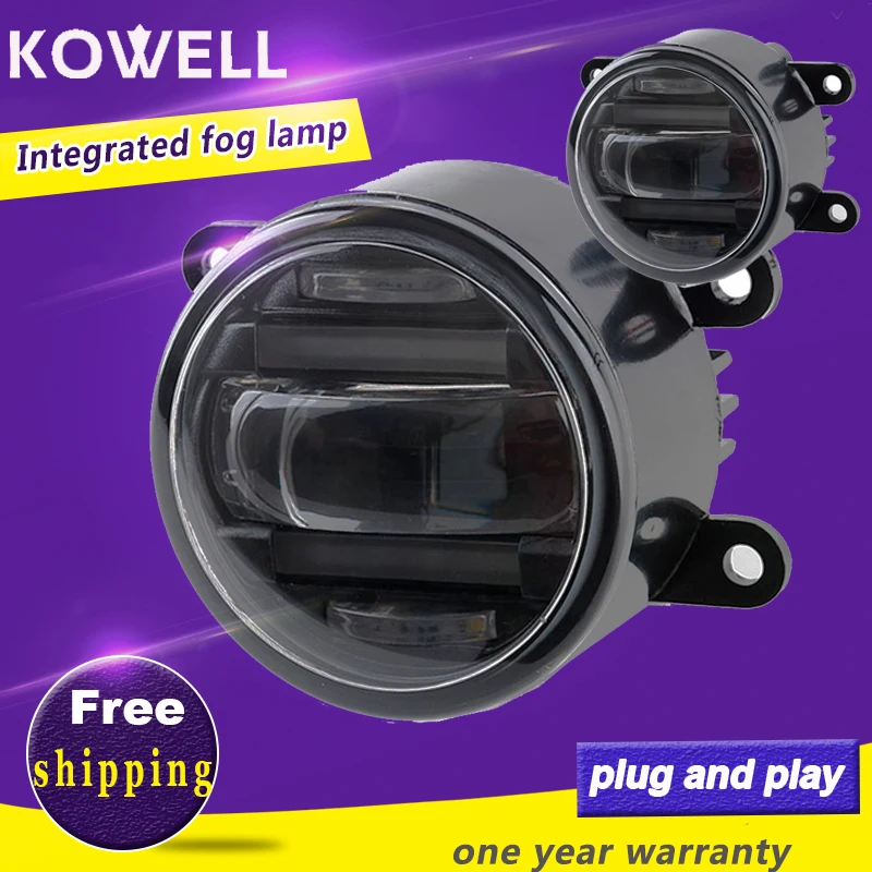 

KOWELL Car Styling Fog Lamp for Citroen C4 C5 Picasso Elysee LED DRL Daytime Running Light Fog lamp Automobile Accessories