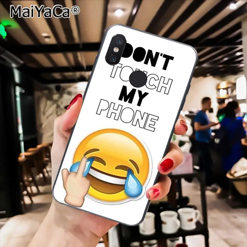 A11 MaiYaCa не надписью «Don't Touch My Phone»(не трогай мой чехол для телефона для Xiaomi Redmi8 4X 6A S2 7A 5A Redmi 5 5Plus Note5 7 Note8pro - Цвет: A11