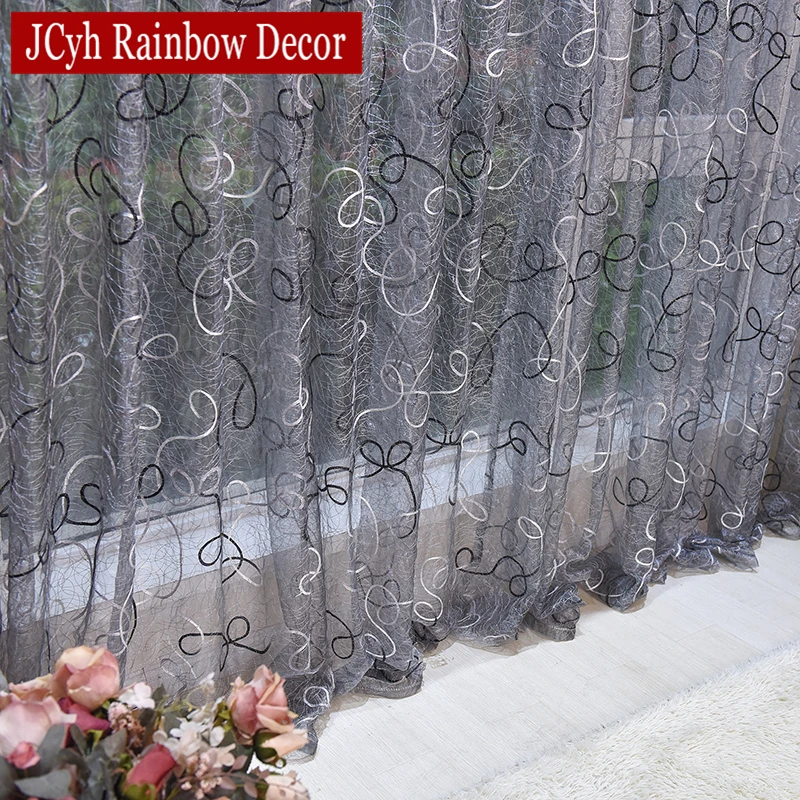 Украшение дома полотно занавеска и тюль занавески для гостиной спальни на дверь