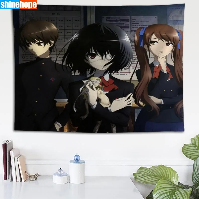 Настенный гобелен, 100X140 см, на заказ, другой аниме гобелен, украшение для дома, прямоугольная спальня, настенный гобелен, 140X250 см - Цвет: Tapestry 17