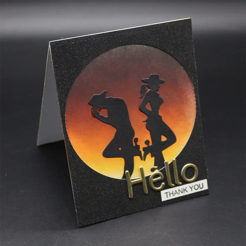 gentleman Metal Cutting Dies for Scrapbooking Photo Album Embossing DIY Paper Cards Making Decorative Stencil Craft | Дом и сад