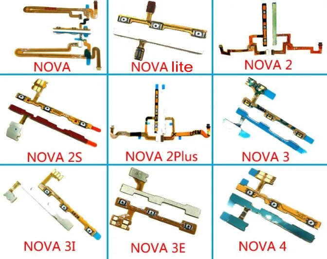 10 шт. оптовая продажа кнопка увеличения громкости гибкий кабель для Huawei Nova lite nova2 2