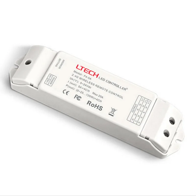 Ltech настенное крепление EX4 управляемый контроллер RGBW Сенсорный Панель RGB/RGBW 2 4 г RF