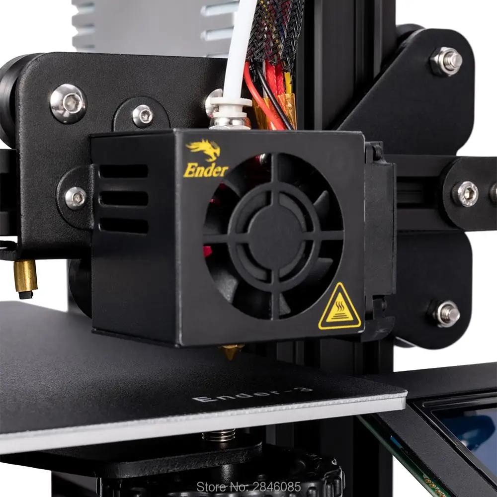 CREALITY 3d принтер Ender-3/Ender-3X из закаленного стекла опционально, V-slot Resume power Failed Printing DIY KIT Hotbed