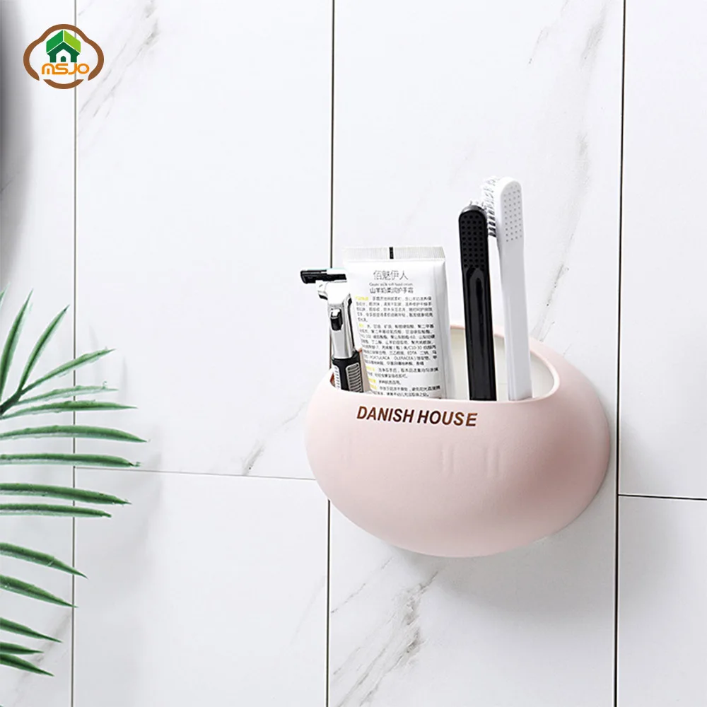Держатель зубной щетки MSJO Настенный Чехол для макияжа милый дизайн яиц контейнер