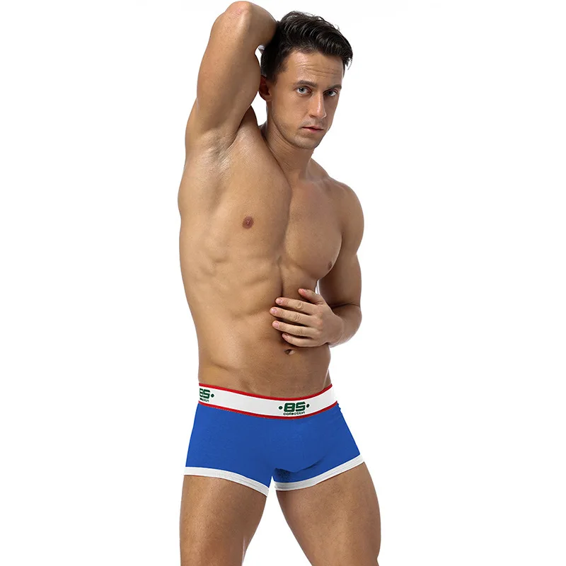 Мужские трусы из чистого хлопка u образные мужские прямые Угловые боксеры
