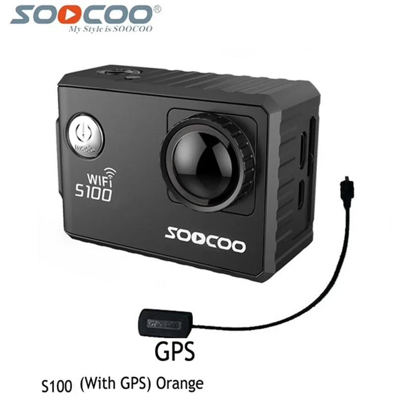 Экшн камера SOOCOO S100 Pro 4K NTK96660 сенсорный экран 20 МП 30 м водонепроницаемая Спортивная
