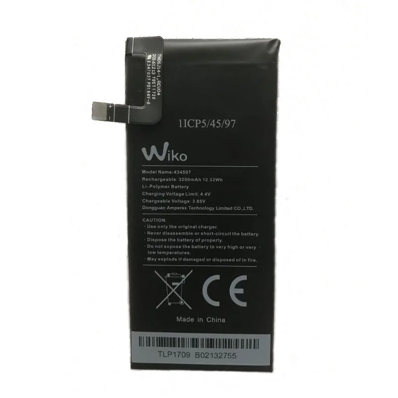 GeLar 3 85 V 3200mah аккумулятор для wiko 434597 1icp 5/45/97|Аккумуляторы мобильных телефонов| |