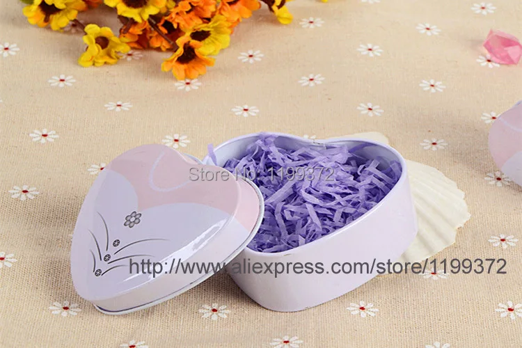 2 шт./1 Набор жестяные банки в форме сердца для невесты или жениха 300 шт.|gift boxes wedding