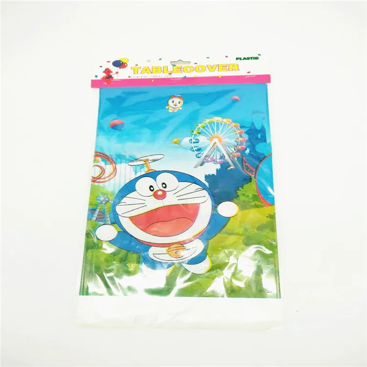 См 180*108 см дети Doraemon одноразовые скатерти вечерние праздник события декоративные