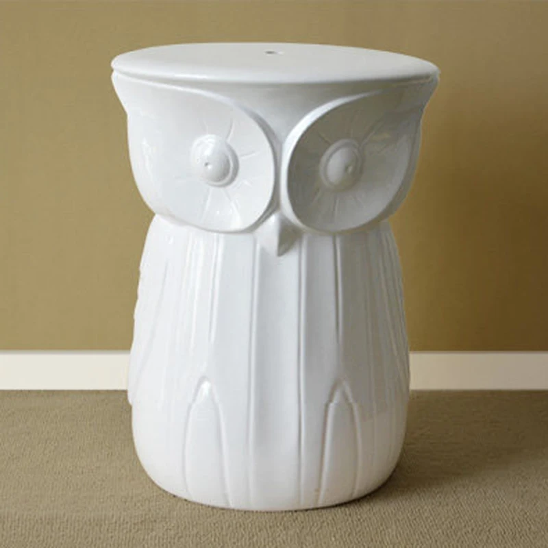 Керамический табурет в виде совы для гостиной|stool|ceramic stoolstool ceramic |