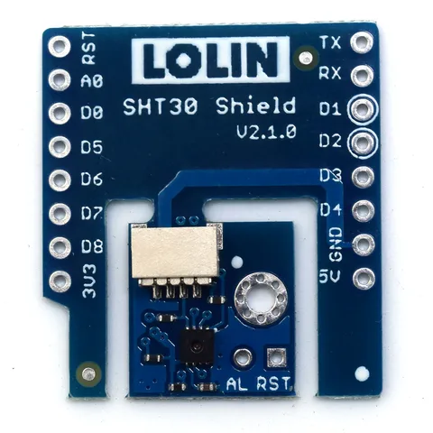 SHT30 Shield V2.1.0 для LOLIN (WEMOS) D1 mini SHT30 I2C цифровой модуль датчика температуры и влажности