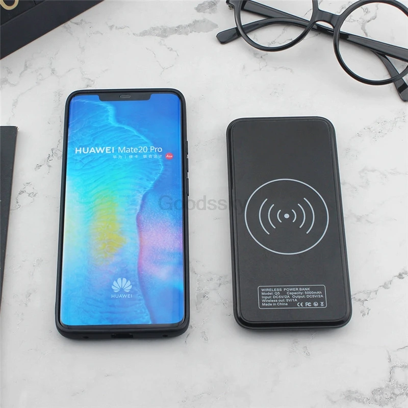 Магнитный беспроводной Чехол-батарея для huawei P30 Pro, тонкий ударопрочный внешний аккумулятор из закаленного стекла для huawei mate 20 Pro, задняя крышка