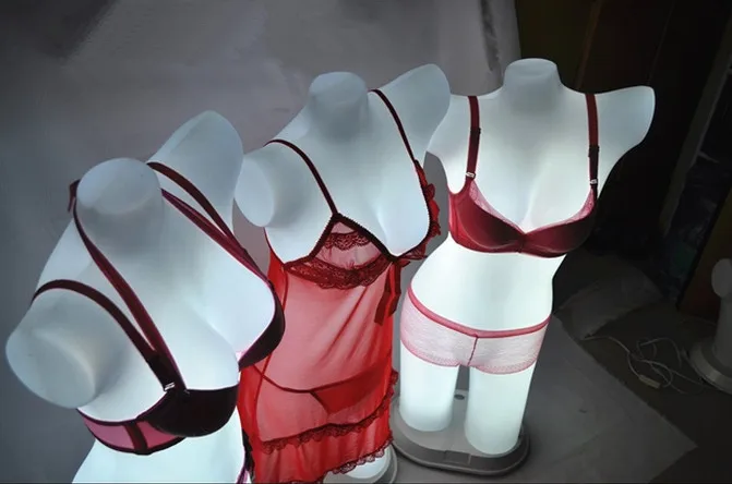 Модное женское нижнее белье высшего уровня манекен для бюста с подсветкой