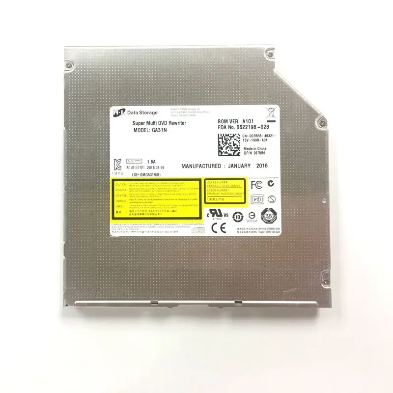 Оригинальный новый для HL GA31N Superdrive 8X DL DVD CD RW ГОРЕЛКА многозаписывающий слот 12 7 мм