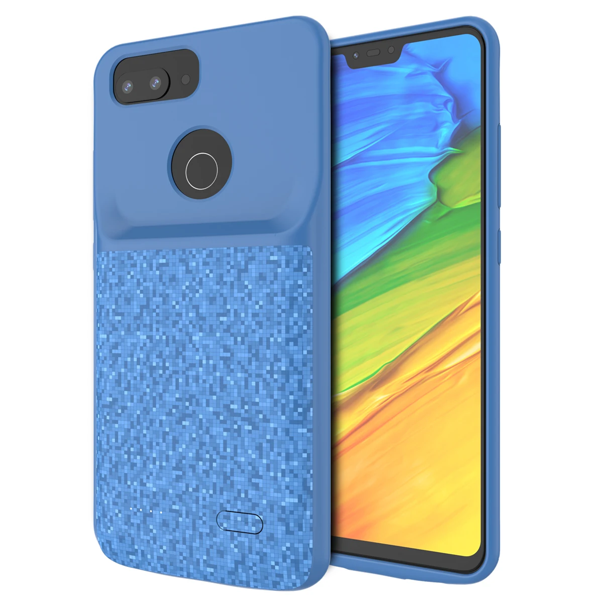 02 Чехол WIN для Xiaomi Mi 8 Lite, зарядное устройство, чехол, 4700 мА/ч, внешний резервный аккумулятор, внешний аккумулятор, зарядный чехол для Xiaomi Mi 8 Lite - Цвет: 02