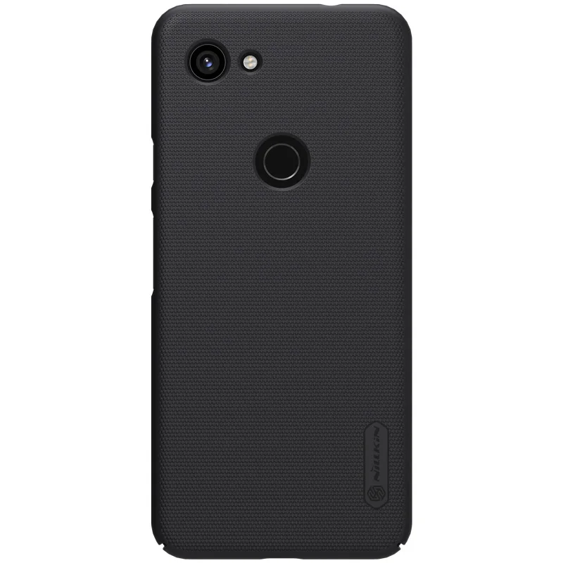 Черный Для Google Pixel 3A чехол Nillkin Super Frosted Shield Ультратонкий Жесткий Тонкий чехол для телефона для Google Pixel 3A Nilkin чехол - Цвет: Черный
