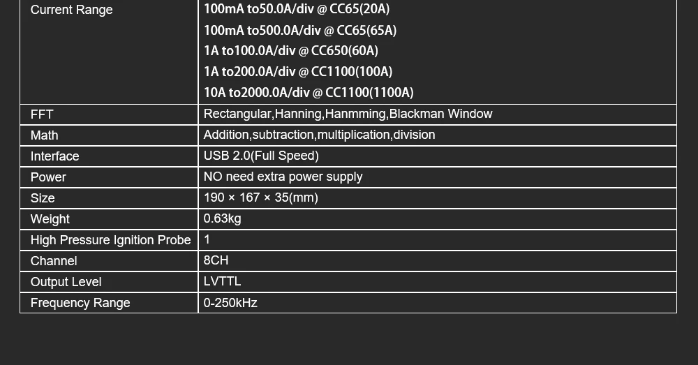 Hantek Осциллограф 1008C автомобильный осциллограф 8 каналов хранения ПК осциллограф USB диагностический цифровой мультиметр