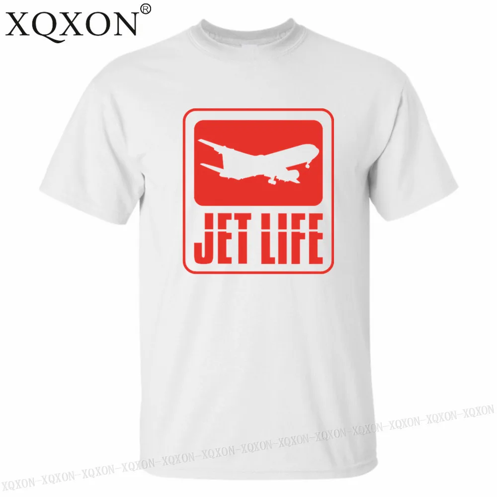 Футболка XQXON jetset с рисунком самолета путешествий отпуска летняя 100%