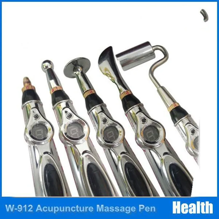 New 2018 Hot selling Pain Relief Electric Acupuncture Magnet Therapy Heal Massage Pen 5 head Meridian Energy |