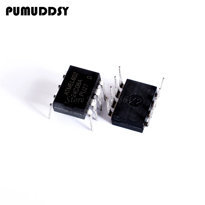 10 шт./лот AT24C08AN-PU27 DIP8 AT24C08 DIP AT24C08AN 24C08 и IC