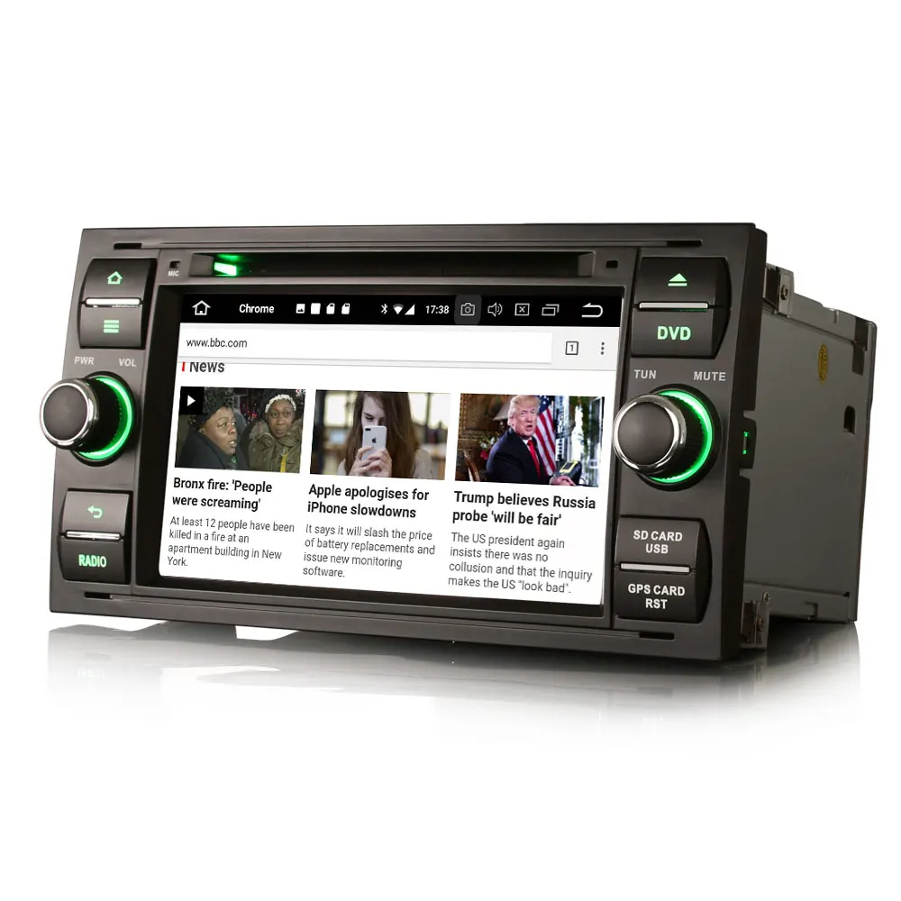 Erisin ES3931FB PX30 Android 8 1 Автомобильный мультимедийный плеер 7 &quotавтомобильный DVD gps для