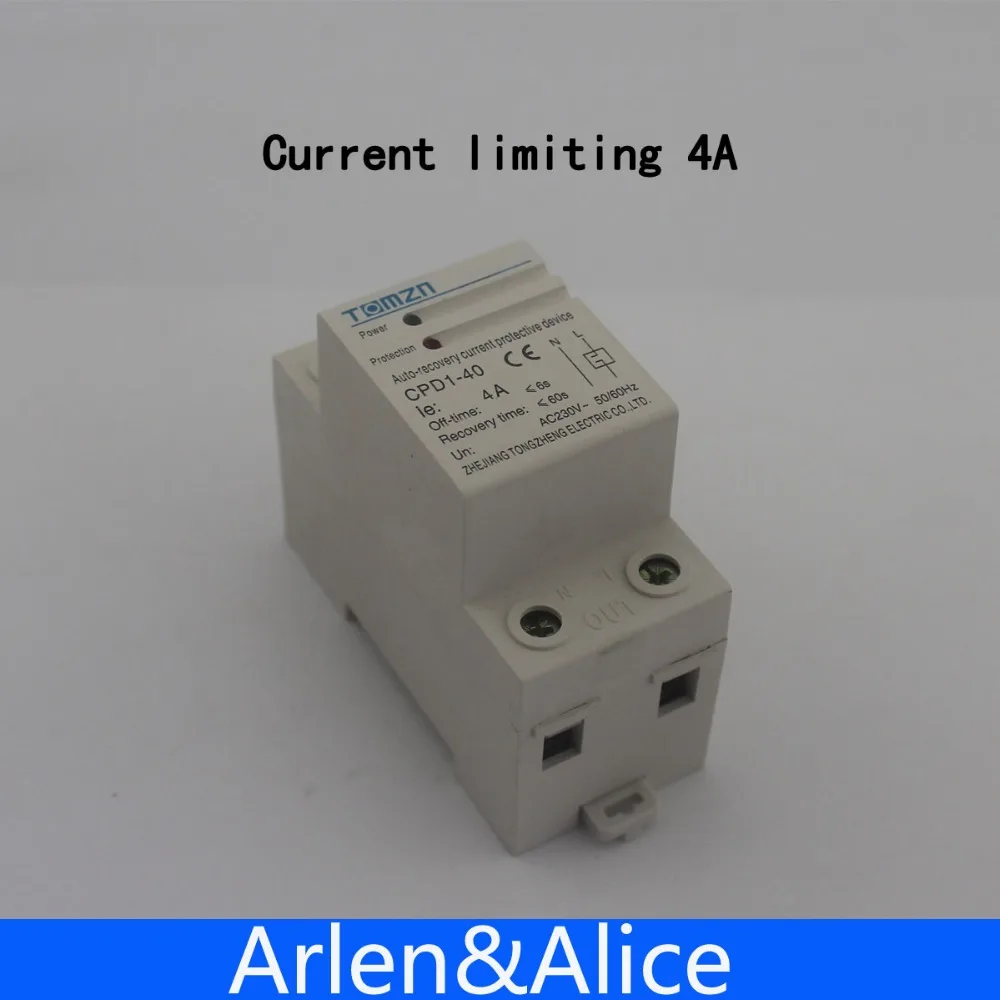 4A 920W 230V 50/60HZ Бытовая din рейка автоматическое восстановление Повторное
