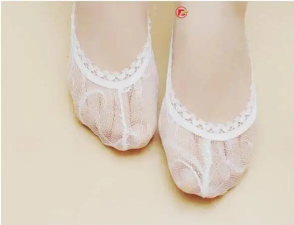 1 пара женские кружевные носки Тапочки|lace slipper socks|slipper sockslace slippers |
