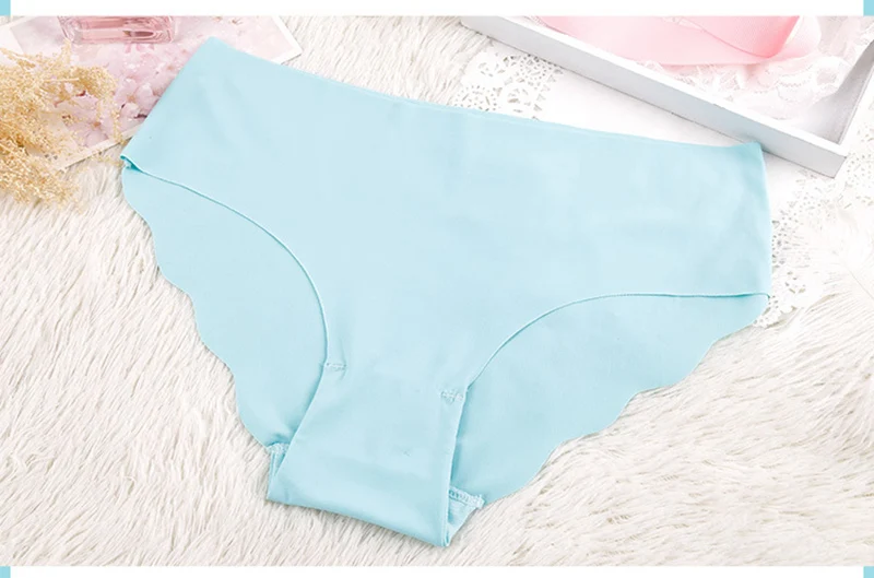 3 шт./компл. Seamles Ice Silk трусы для Для женщин сексуальные трусы с низкой посадкой ультра-тонкое нижнее белье стринги женские трусы, интимное# D