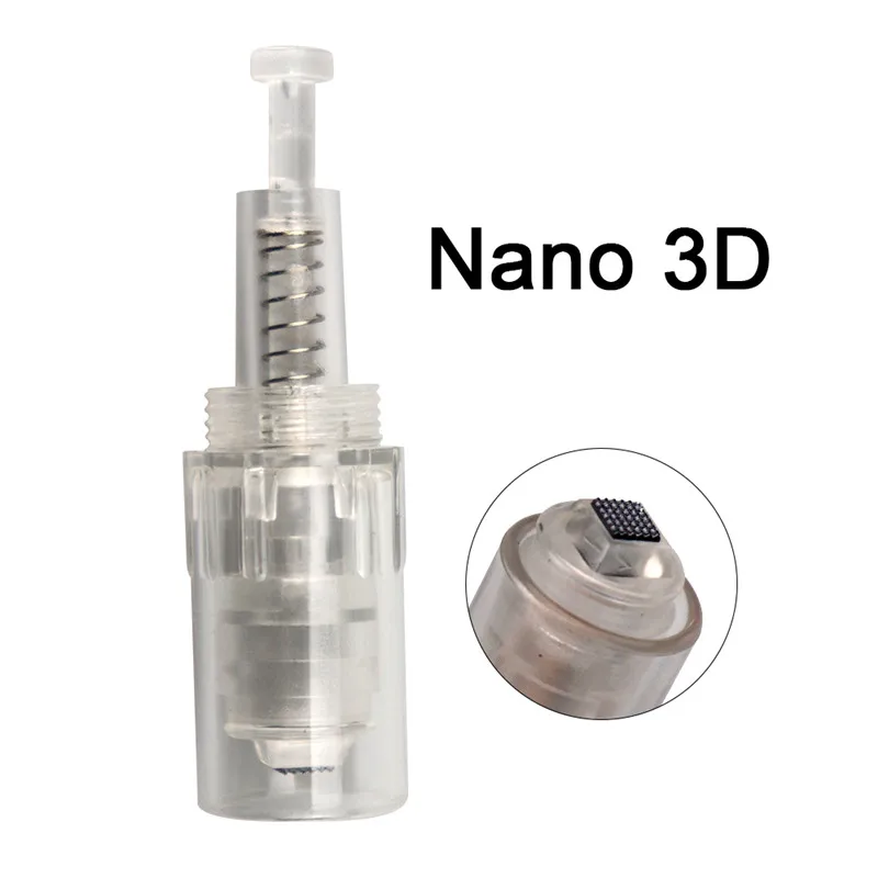 Nano 3D 20 шт. винт замена картриджа Nano BB glow Вышивка крестом иглы 3D микронано круглый для удаления морщин кожный штамп терапии - Габаритные размеры: Nano 3D