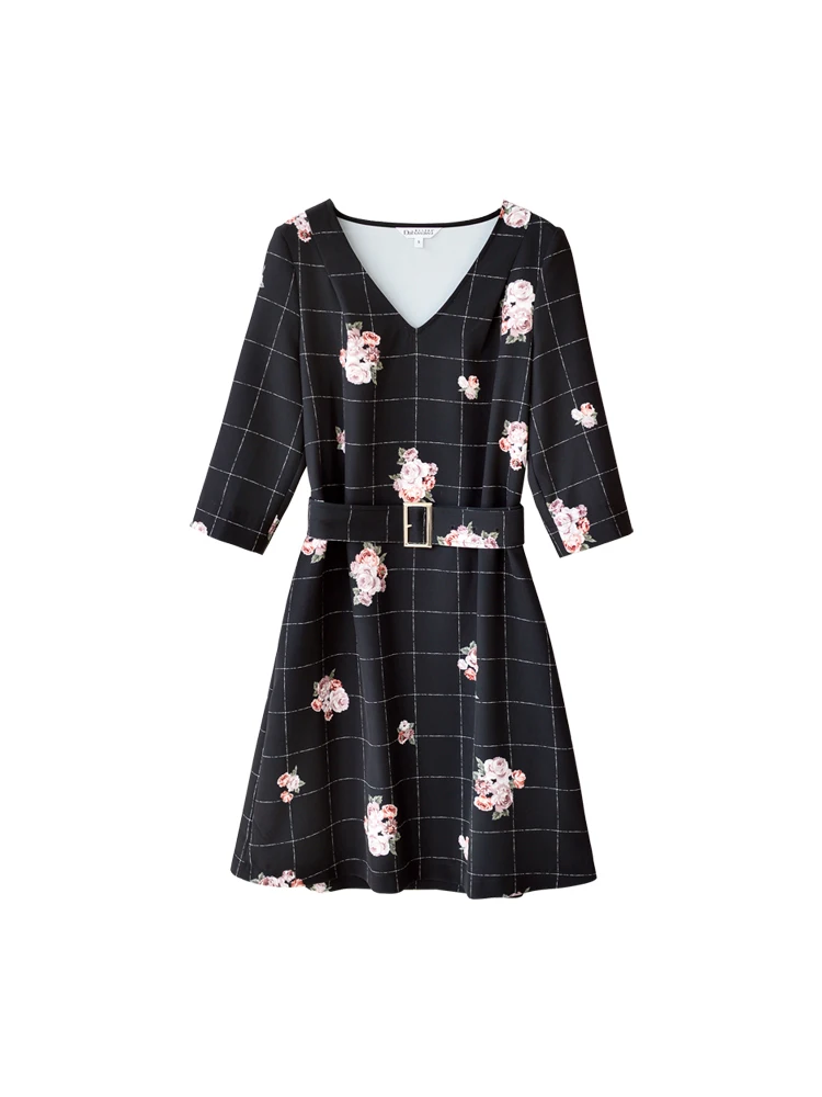 Женская одежда в Корейском стиле кимоно тонкий Винтаж талией весна-осень плед