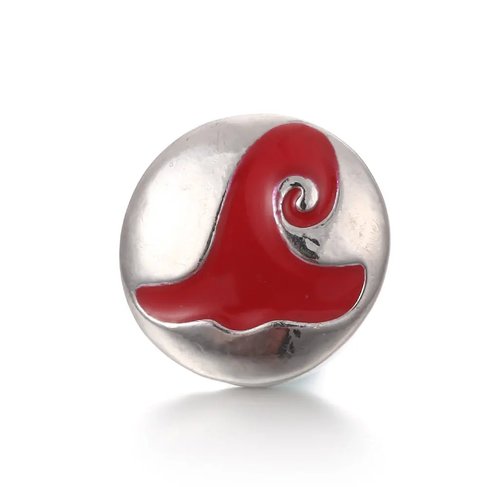 High Quality 18mm Metal Snap Button Charm hat button Jewelry TZ2065 | Украшения и аксессуары