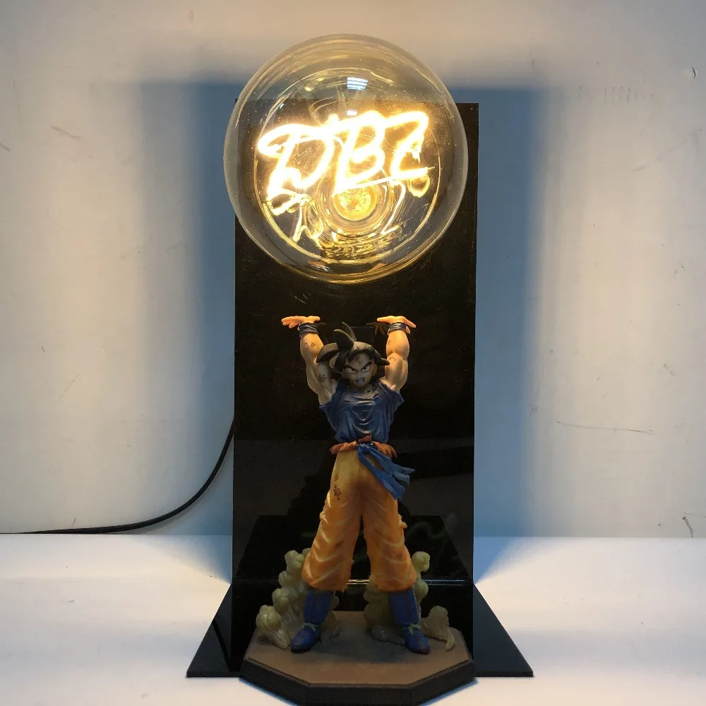 Dragon Ball лампа Goku DBZ ночные светильники Настольная лампа Dragon Ball Супер Goku Kamehameha лампа ночник Lampara слово лампы