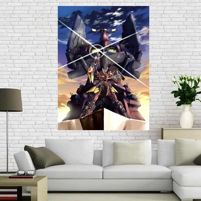 Стиль Гуррен Lagann на заказ шелк Холст 27X40 см 30x45 см DIY плакат лучший подарок для детской комнаты Прямая поставка - Цвет: 4