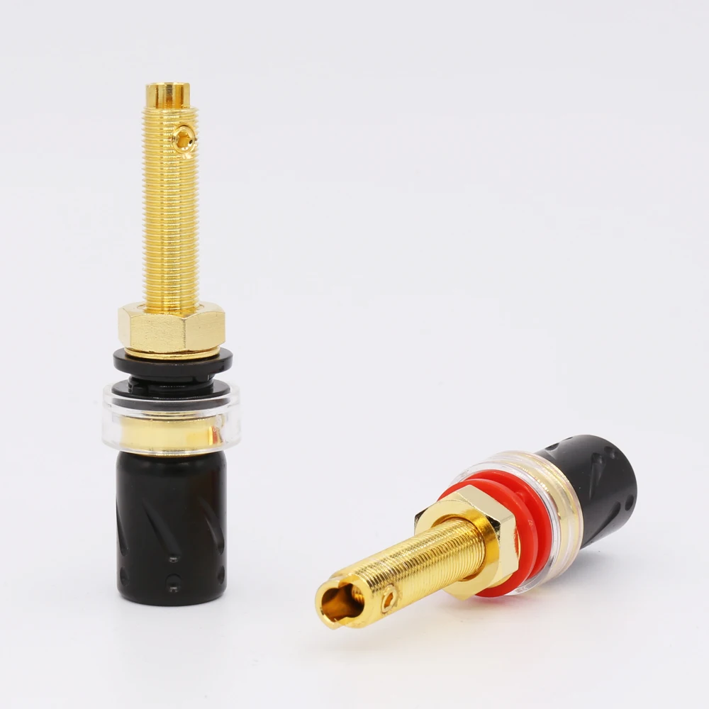 Viборг BP613G Чистая медь 24K позолоченная связующая Колонка клемма hifi amp длинная