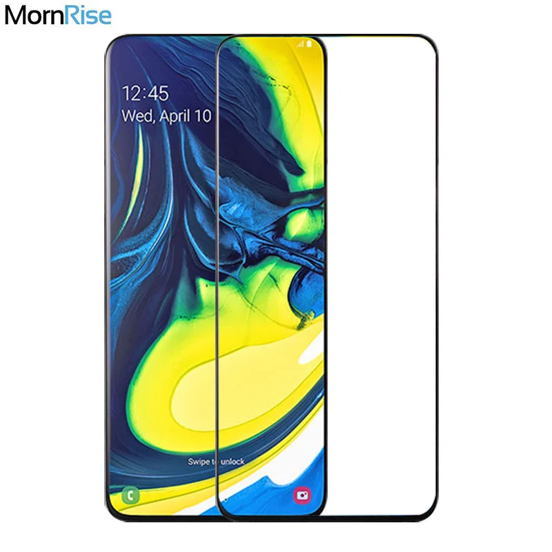 2 шт Полное покрытие закаленное стекло пленка для Samsung A90 Защитное экрана A80 Saver