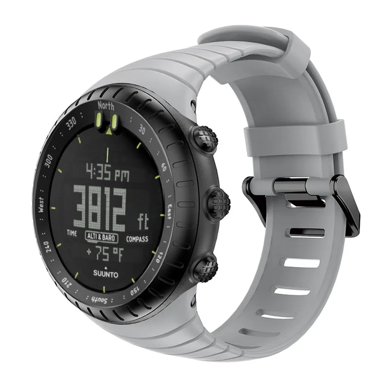 Мягкий силиконовый ремешок для Suunto Core часов сменный Браслет смарт Core|Ремешки