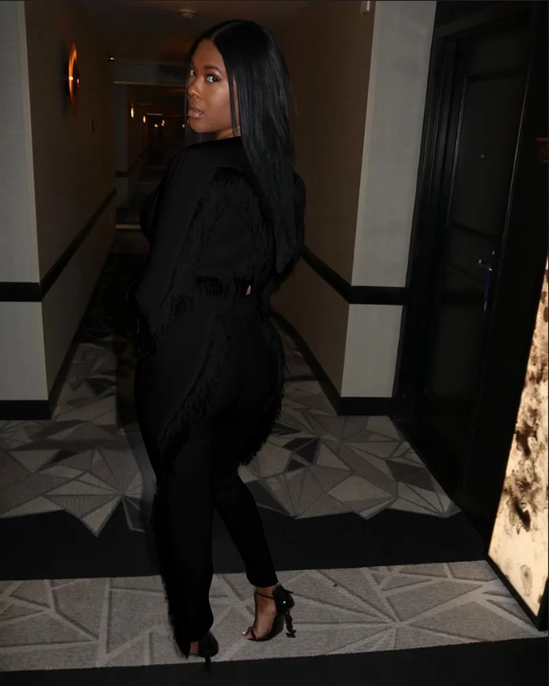 Осень 2019 сексуальный женский костюм из двух предметов блейзер и брюки-карандаш