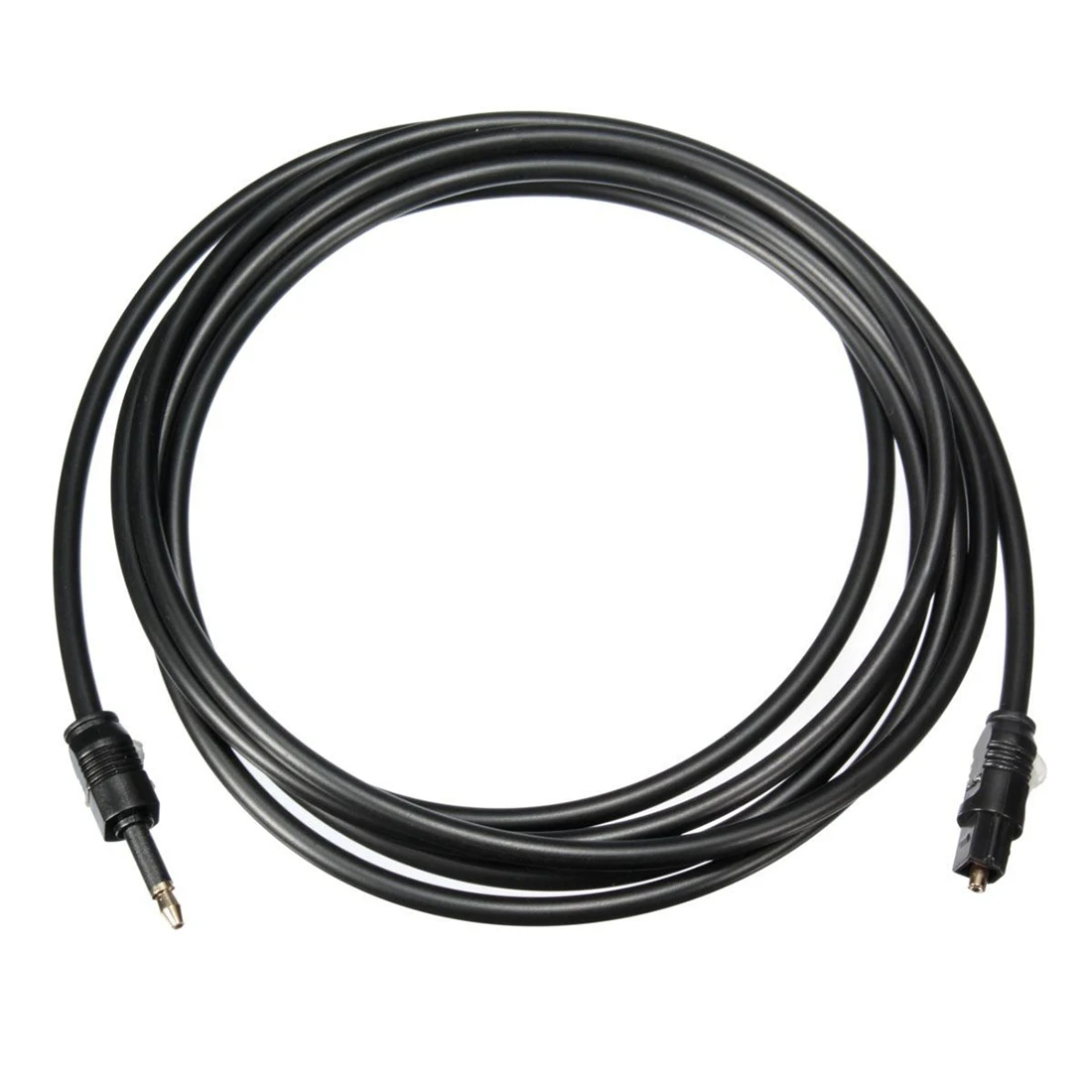 

Audio Optical Fiber Line 2M Mini 3.5 mm Plug Digital Optical Cable SPDIF Optical Line To Round Mouth TOSLINK Connector
