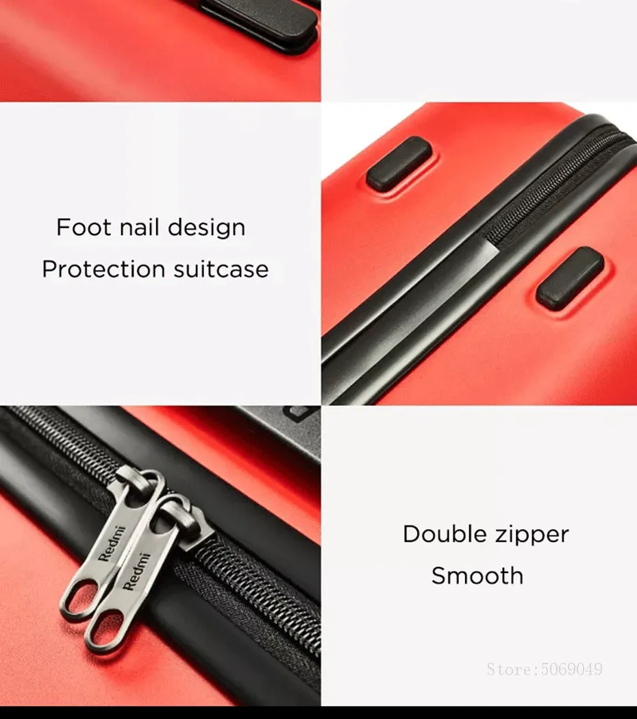 Чехол для Xiaomi Redmi 20 дюймов 38L TSA замок Спиннер колеса для переноски багажа чехол унисекс