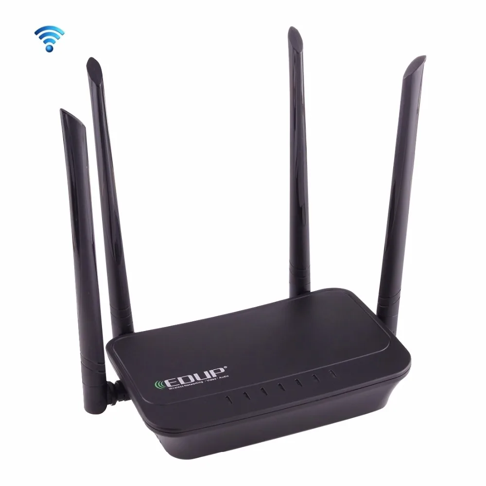 

Беспроводной умный Wi-Fi-роутер EDUP EP-RT2638 300 Мбит/с 4 антеннами Wi-Fi